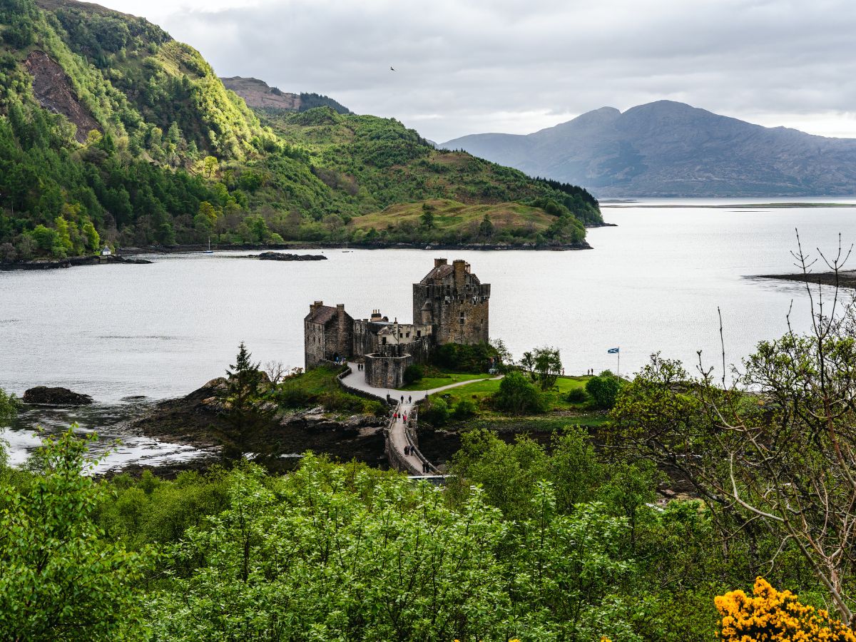 Eileen Donan castle on our drive to Skye.