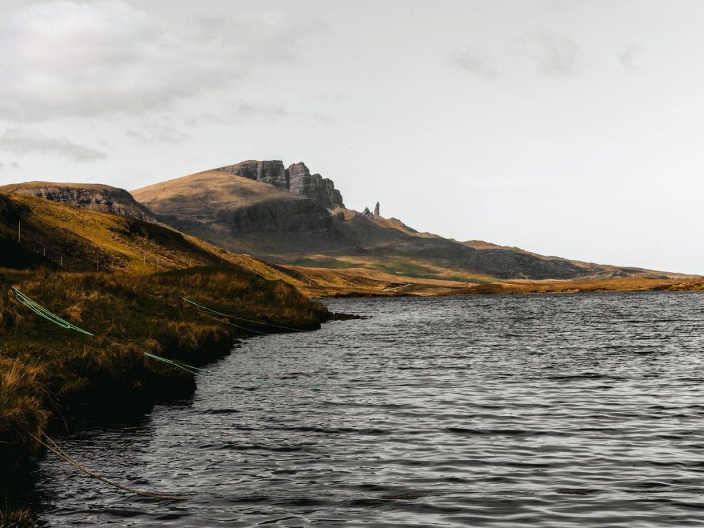 Old Man of Storr view from Loch Fada